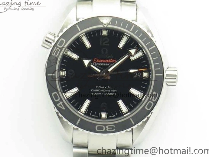 1230 Sleek Planet Ocean Professional Ceramic Bezel 42mm 1:1 MK Best Edition Silver Markers On SS Bracelet A 8085